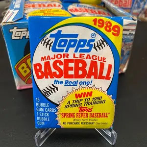 1989 Topps Baseball Wax Pack — 1 Pack