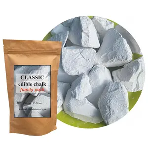 Classic Edible Chalk Chunks 450g – Extra Large Natural Crunchy White Chalk for Eating, Pica Cravings Relief, ASMR Crunch