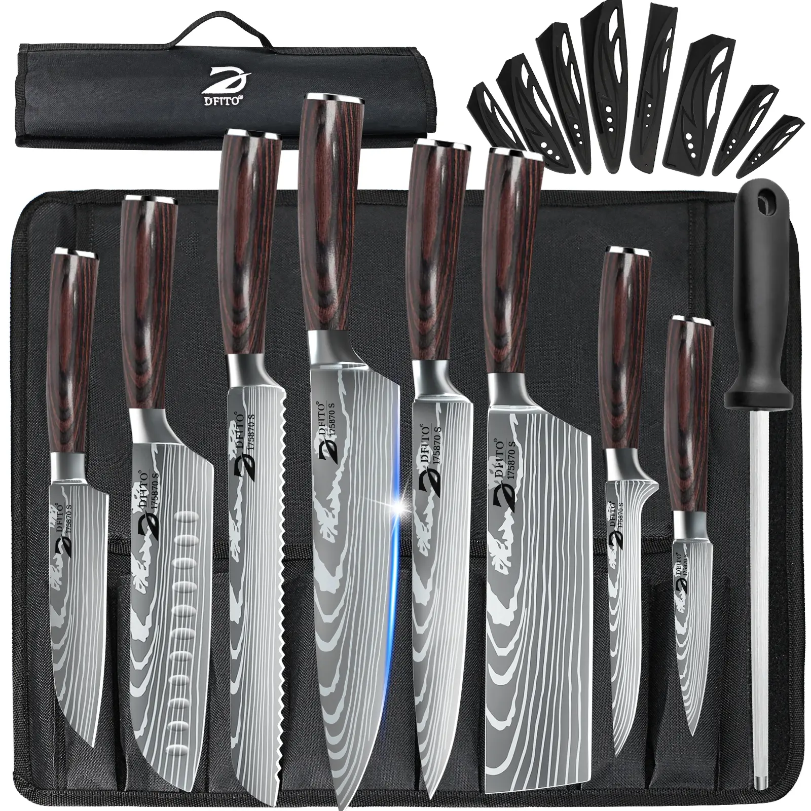 9Pcs Knife Set