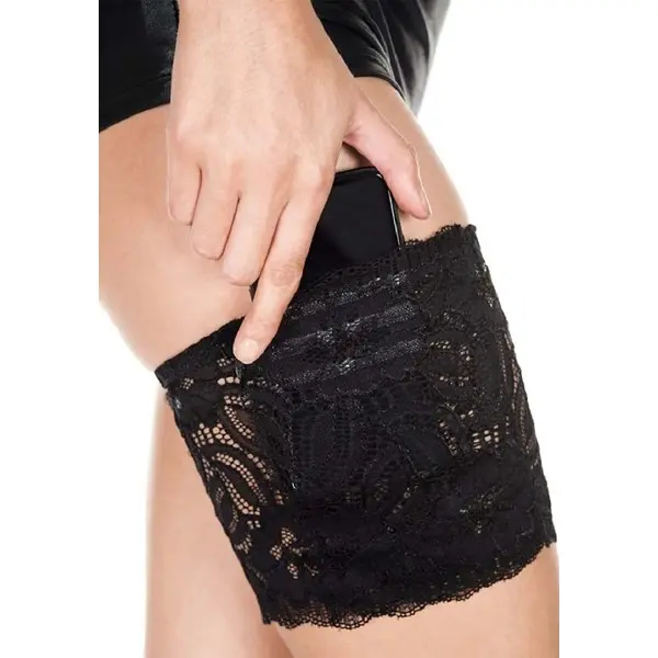 Women's Lace Garter with a Pocket