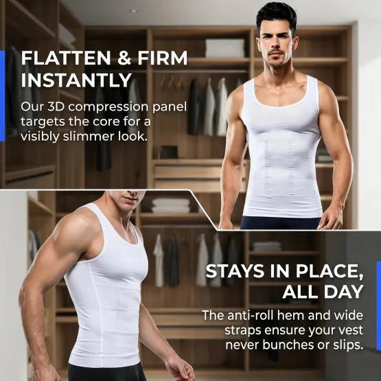 1/2/4 Pack Men Round Neck Compression Tank Top Slimming Body Shaper Vest Shirt Abs Abdomen Slim Seamless Shaping Vest Top Abdominal Corset Men GYM Workout Fitness Shirts Tank Tops Shirts Menswear & Underwear Men's For All Seasons Bestie Socks 1/2/4 Pack Men Round Neck Compression Tank Top Slimming Body Shaper Vest Shirt Abs Abdomen Slim Seamless Shaping Vest Top Abdominal Corset Men GYM Workout Fitness Shirts Tank Tops Shirts Menswear & Underwear Men's For All Seasons Bestie Socks