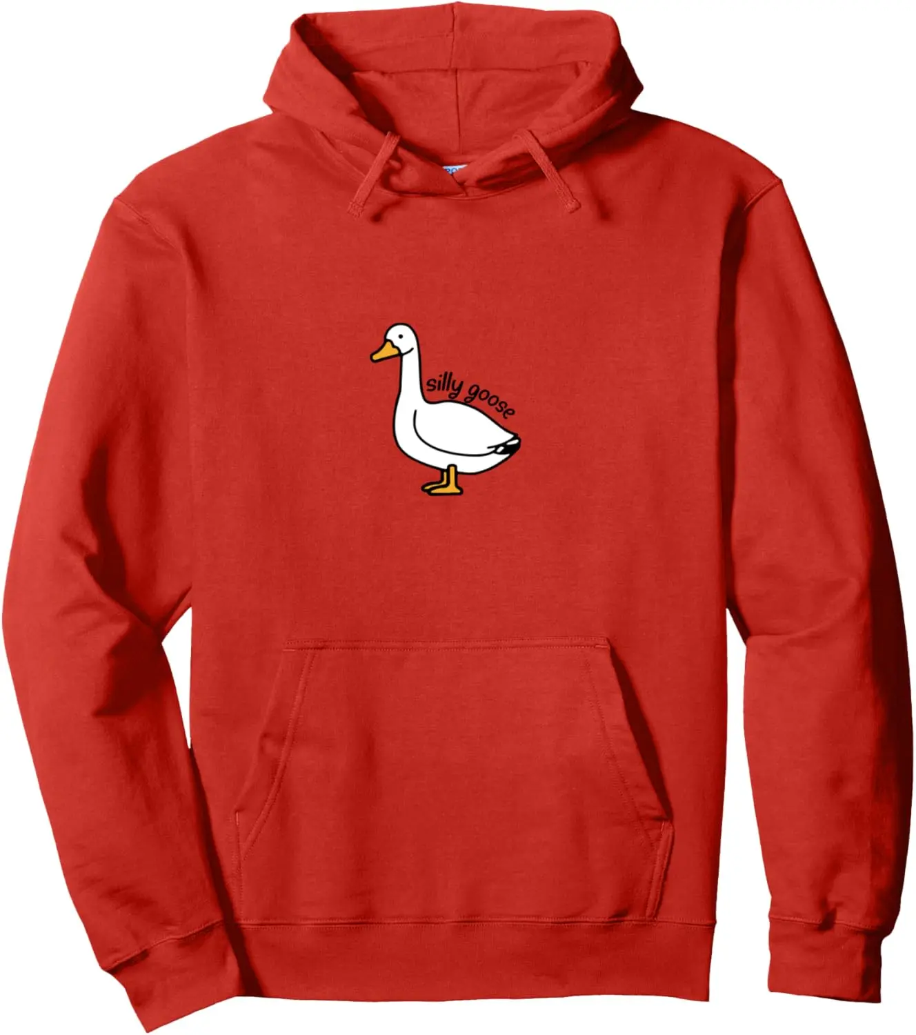 Funny and Playful Quote Silly Goose Cool Goofy Pullover Hoodie