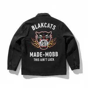 BLAKCATS Mechanic Jacket - Black Denim