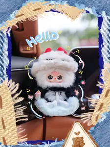 Baby Three -Vehicle-mounted Baby Blind Box-，Bunny Plush Dolls，Soft Furry Collectibles，Backpack or clothing decoration,Blind bag