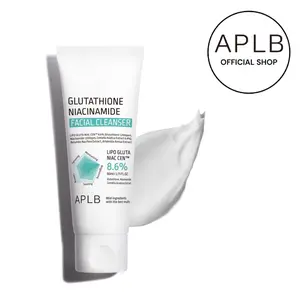 [APLB Official] APLB Glutathione-Niacinamide Facial Cleanser, Foam Cleansing Formula for Sensitive Skin, 80ml Moisture-Boosting Facial Cleanser
