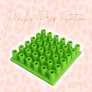 6x6 Peachy Prep Station | Pen Drying Holder for Epoxy & Resin Pens