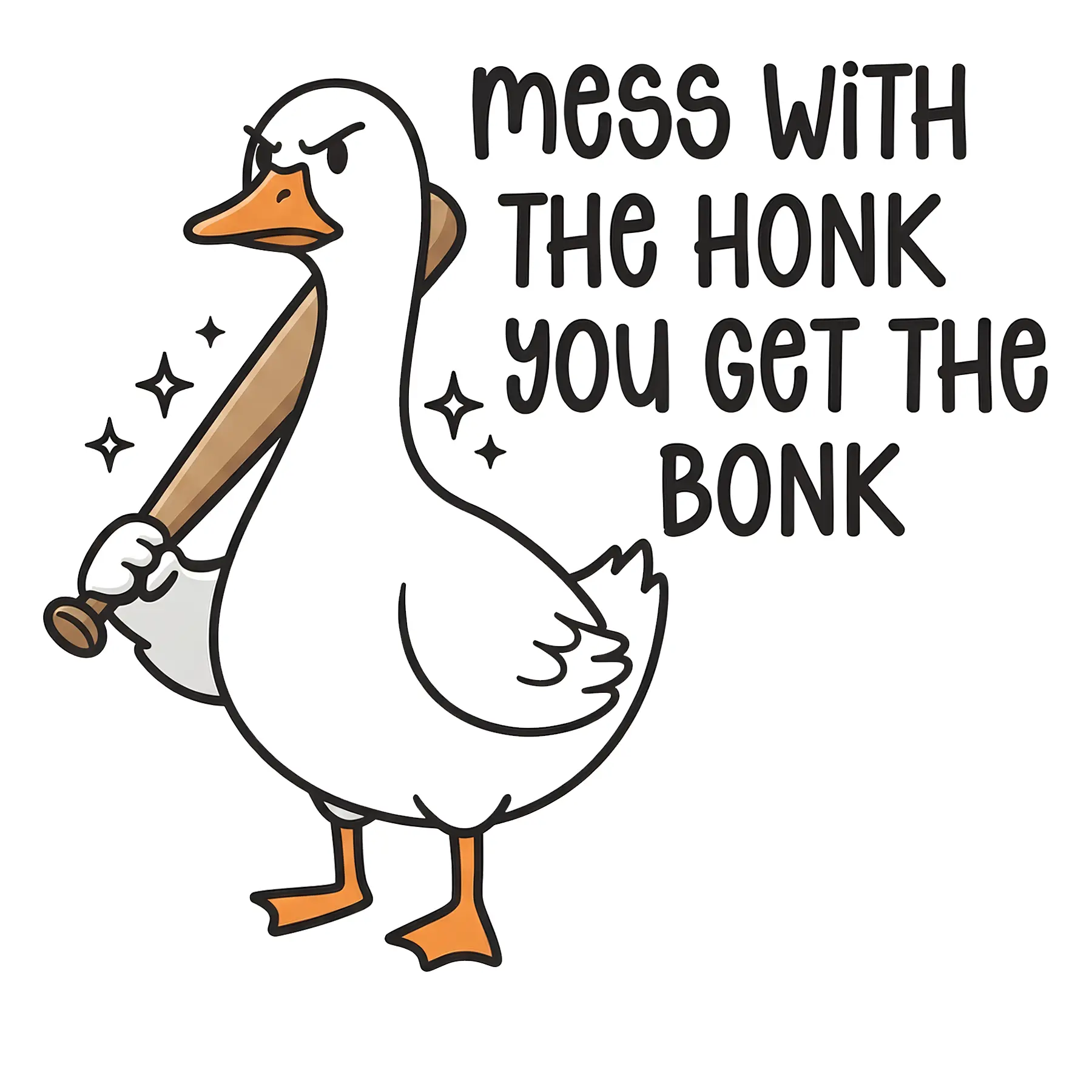 Silly Goose Sticker Pack, Waterproof Vinyl Funny Meme Animal Stickers