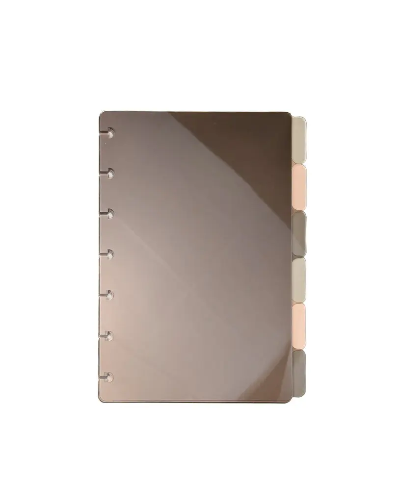 Plastic Tabbed Dividers | Blank Set of 6 | Stained Glass