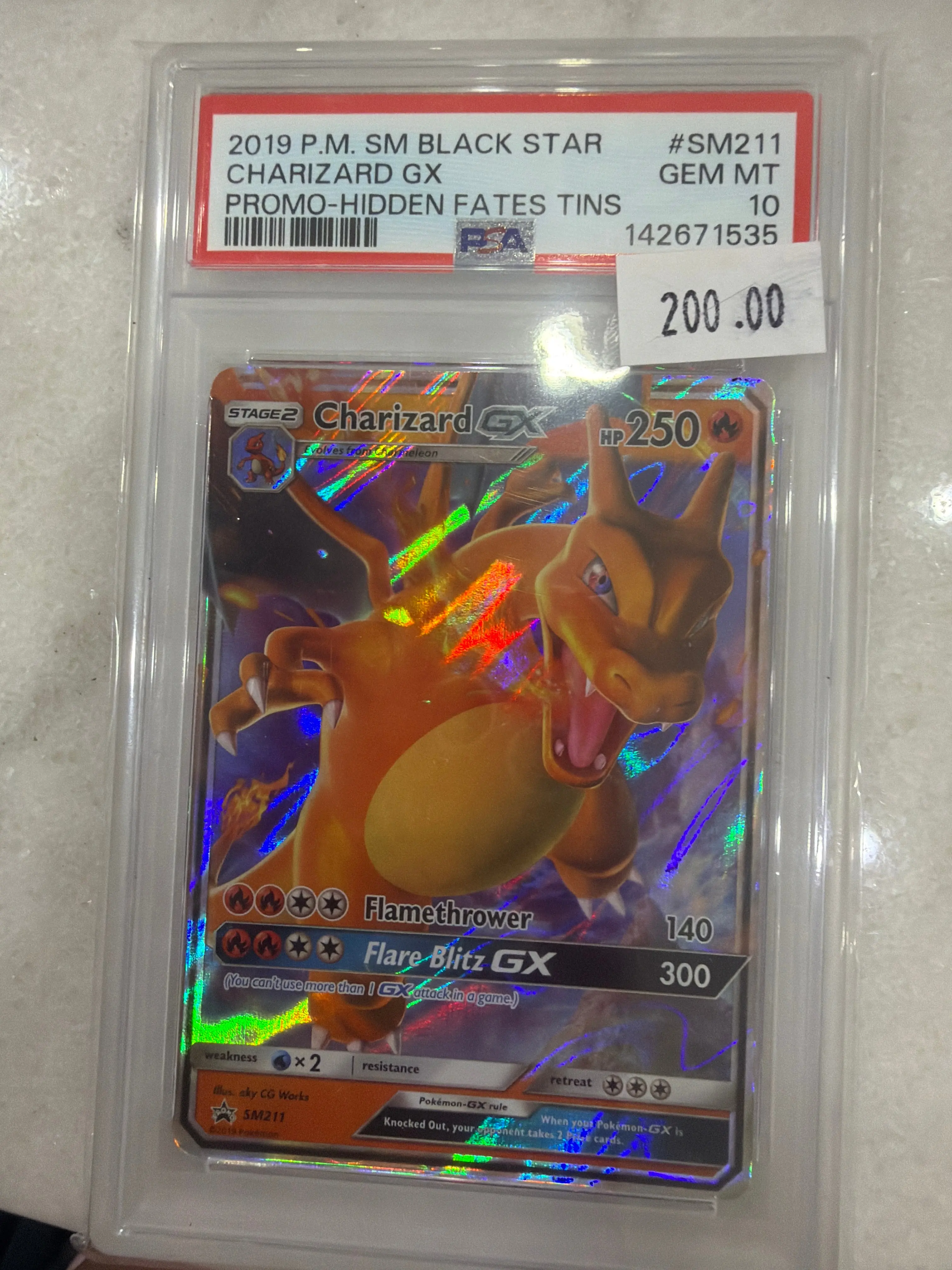 Charizard GX Promo PSA 10
