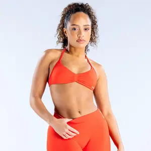 Dfyne Impact Yoga neck-support bra, fitness exercise back-supporting underwear for women
