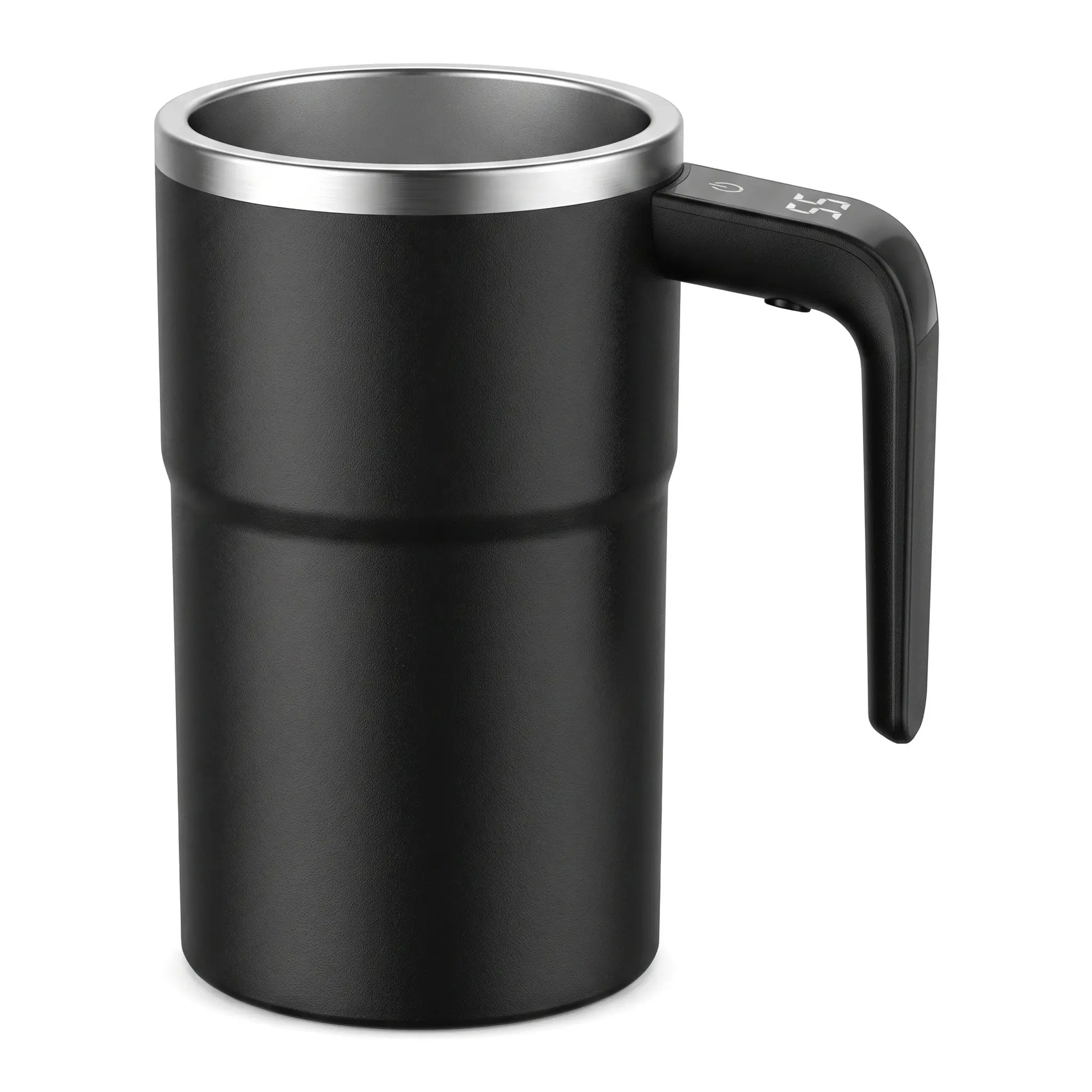 Insulated Coffee Mug with Lid Reusable Tumbler for Home Office Workout Travel Use