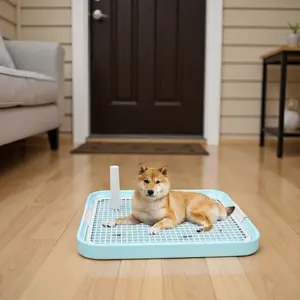 Indoor Dog and Cat Toilet Training Tray - Leak-Proof Pet Potty Solution Keeps Floors Clean & Paws Dry for Stress-Free Home Care puppy  litter  box Splash-Proof