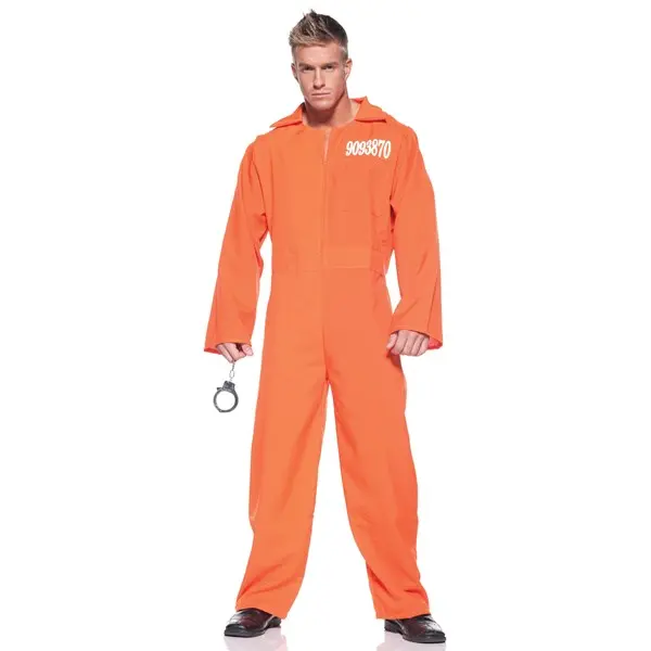 Men's Prison Jumpsuit Costume Men's Prison Jumpsuit Costume
