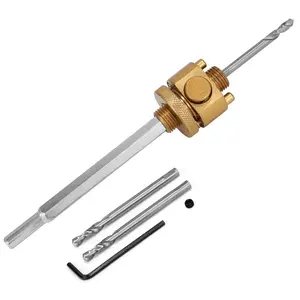 Quick Release Hole  Arbor with 3/8" Shank, Includes 2  Drill Bits, Universal Hole  Extension Chuck, Compatible with  Hole  Systems