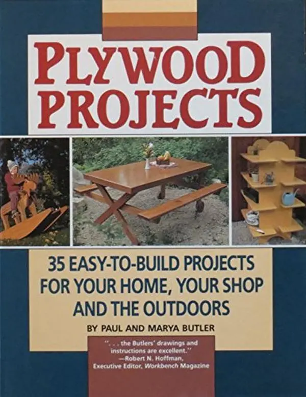 USED Book - Plywood Projects: 35 Easy-To-Build Projects for Your Home, Your Shop, and the Outdoors by Paul Butler (Paperback) - english