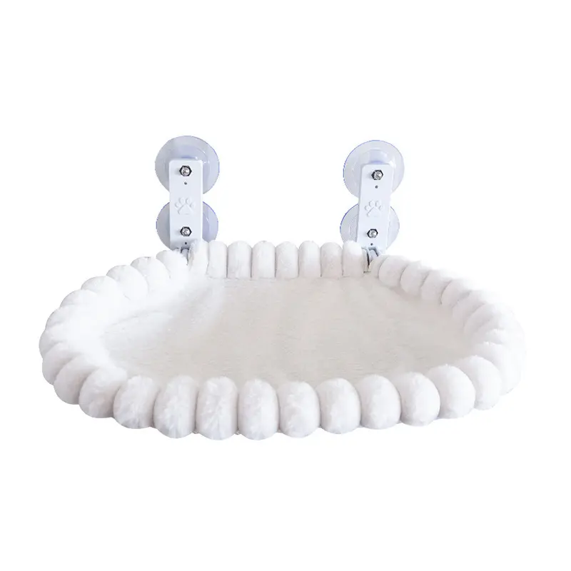 Deluxe Cat Window Perch – 4-Cup Suction Hammock with Soft Cushion