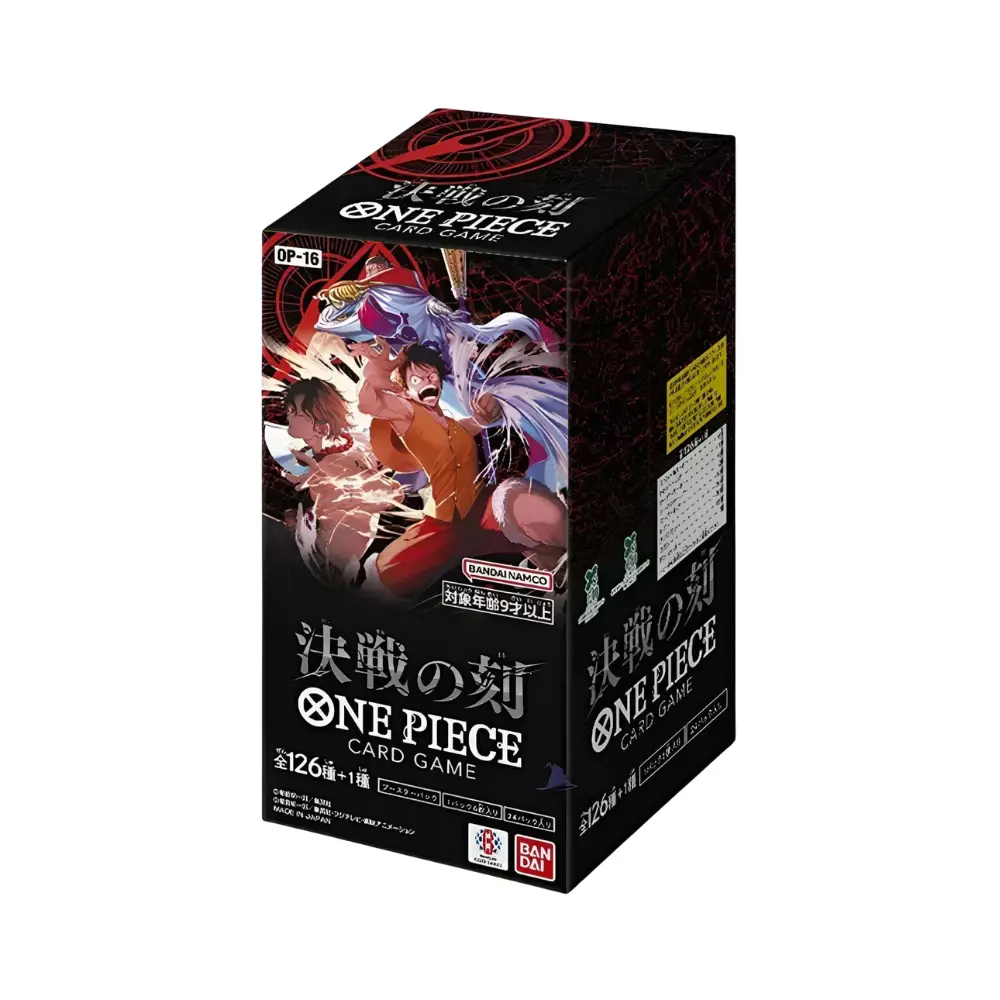 Japanese OP-16 The Time of Battle Booster Box One Piece Card Game