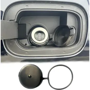 Cap and Guard Tie Down 2.5 Inch, Capless Fuel Tank Cap Dust Protection, Capless Fuel Tank Dust Cover, Fits Jeep, Dodge, Ram and Some Ford, Chrysler and GM Models, Capless Fuel Tank Cap Fuel Filler Cap