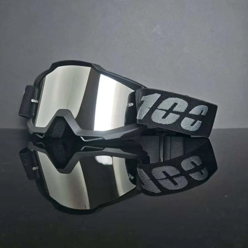 100% Mens Motocross Goggles Mirrored Motorcycles Glasses Dustproof Riding Sunglasses Windproof Ski