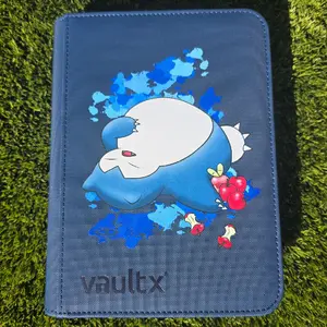Vault X - Snorlax Custom 4 Pocket Binder - Navy Blue