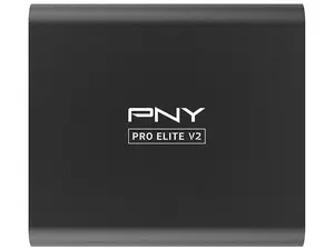 PNY Pro Elite V2 1TB USB 3.2 Gen 2x1 Type-C Portable Solid State Drive (SSD) PNY Pro Elite V2 1TB USB 3.2 Gen 2x1 Type-C Portable Solid State Drive (SSD)