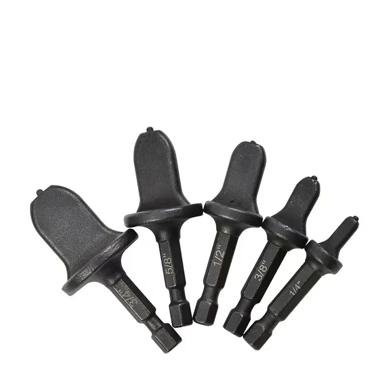 5-Piece Expandable Tube Expander Set, Hvac Copper Pipe Expansion Tools, Hex Handle Flaring Tool for Air Conditioning & Refrigeration, Installation, Maintenance