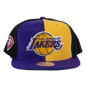 Mitchell & Ness Purple/Multi NBA Los Angeles Lakers What The? Snapback