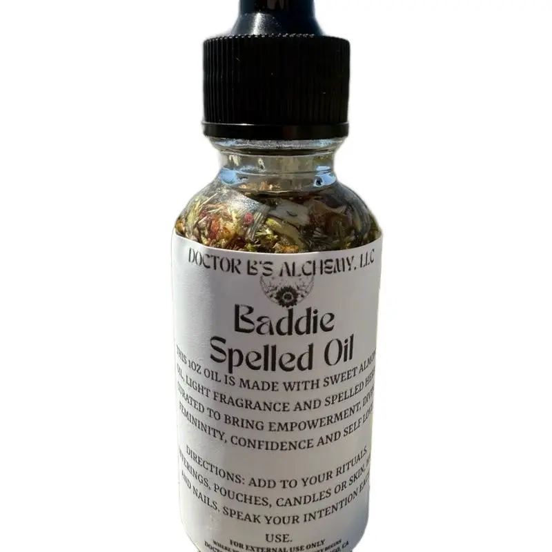 Baddie Spelled Oil for Feeling Empowered, Confident, Divine Femininity and Self Love