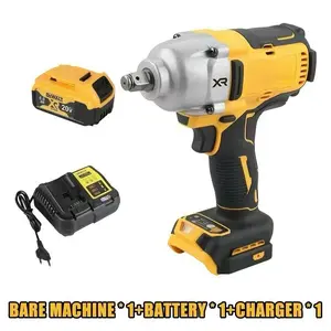 DCF900 Impact Wrench 1/2" Inch High Torque10.8V~18V Brushless Cordless with Hog Ring Anvil Power Tools Bare Machine Battery Charger