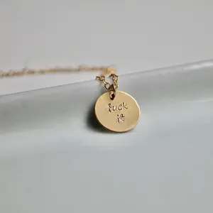 Fuck It Gold Necklace