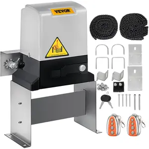 【Summervibes】VEVOR Automatic Sliding Gate Opener,  Max. 3300LBS with 2 Remote Controls, Includes Gate Operator Hardware Kit for Security, 40ft Per Minute Move Speed VEVOR Super Brand Day