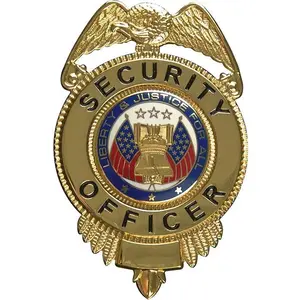 Gold - SECURITY OFFICER LIBERTY & JUSTICE Badge