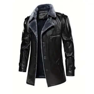 UOSO Men's Outdoor Casual Fleece-Lined Autumn and Winter Jacket for Warmth