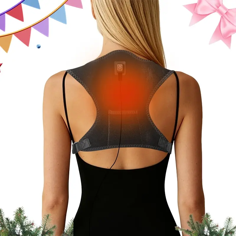 Reusable, USB plug-in back heating strip with temperature control, used to relieve back and neck fatigue, suitable for holiday gift giving, Heating Pad For Back Pain Relief
