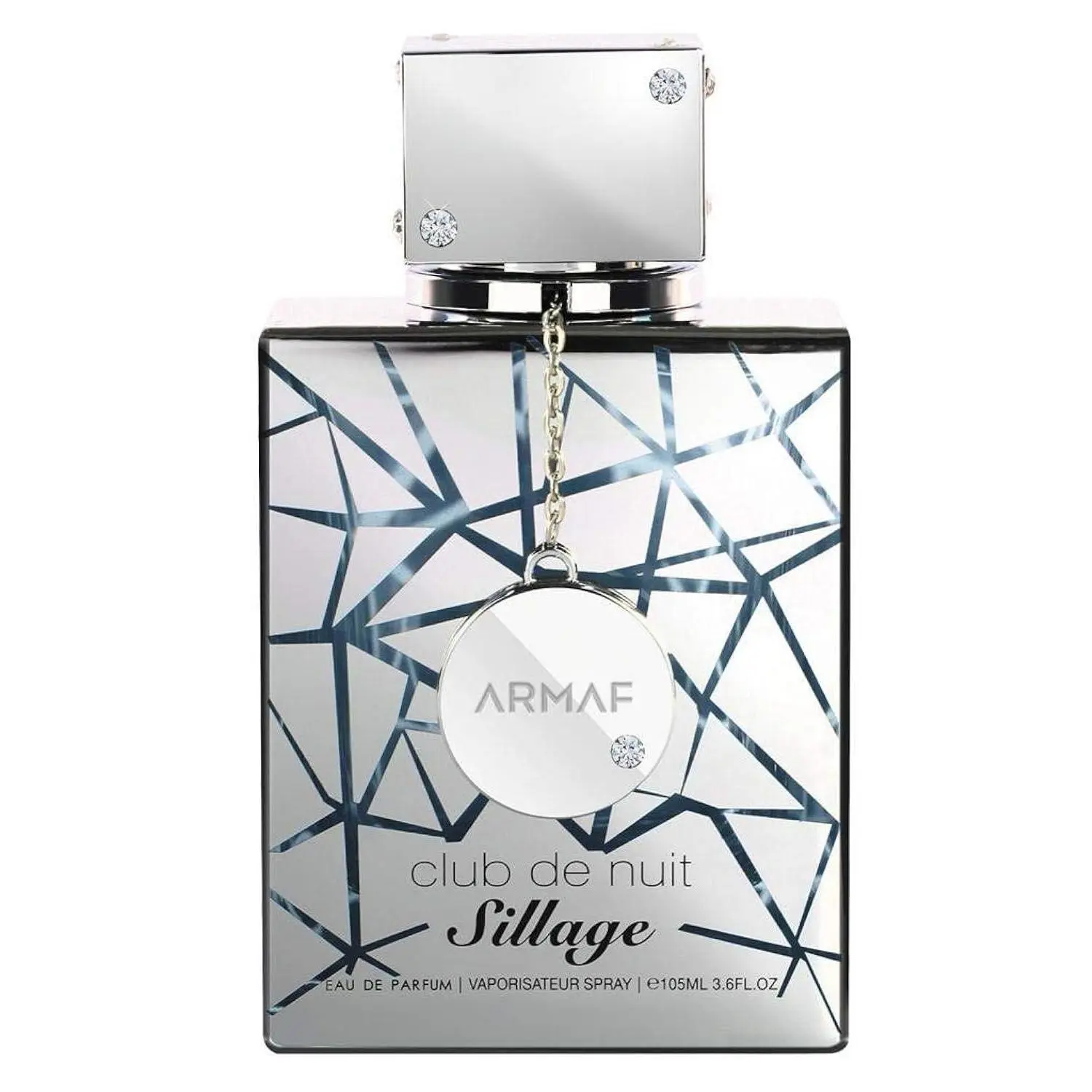 Armaf Club De Nuit Sillage Eau De Parfum Spray for Men, 3.6 oz Fragrances - Citrus Men's Fragrance with Wood Notes, Single Item