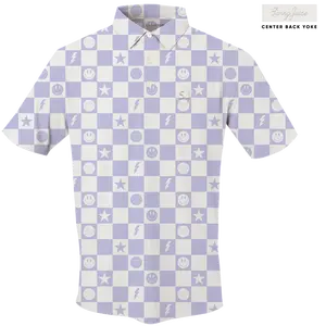 Golf Smile Face Men's Polo - Final Sale Golf Smile Face Men's Polo - Final Sale