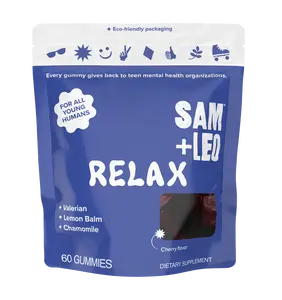 SAM+LEO Relax Gummies, Cherry Flavor