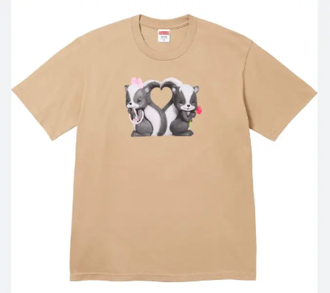 Supreme Skunk Tee Khaki - XXL