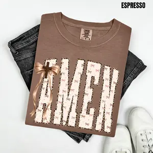 Amen Beige Coquette Comfort Colors T-Shirt 'NLB'