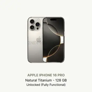 Refurbished Apple iPhone 16 Pro 128GB Unlocked Excellent Condition