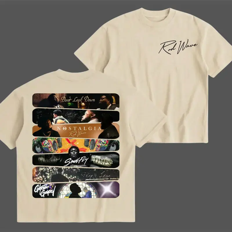Vintage Rod Wave Album Tee, Rod Wave Tour, Hip Hop Music T-Shirt, Vintage Album T-Shirt, Rap Streetwear Gift, Vintage Hip Hop Graphic Tee, Unisex Shirt, Gift For Fan, For Men, For Women, Full Size, Full Color, MADE IN USA