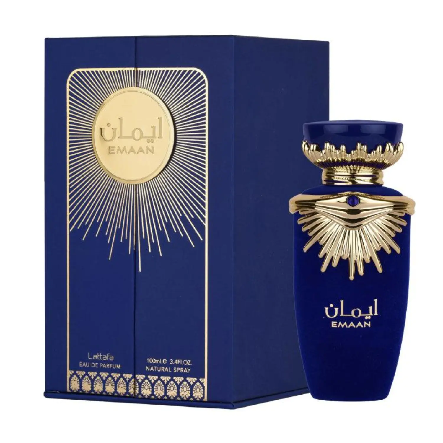Lattafa Emaan for Women Eau de Parfum Spray, 3.4 Ounce