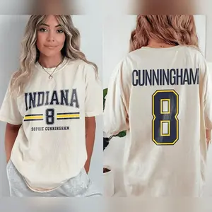 Retro Sophie Cunningham Shirt  Indiana Basketball Tee Fever Merch Sophie The Enforcer Shirt Basketball Women Everyday Favorite Tee
