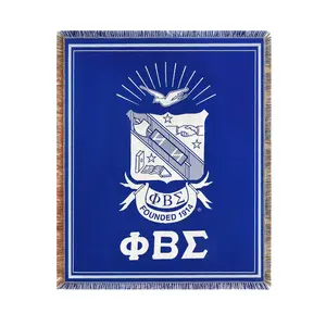 BBGreek Phi Beta Sigma - Woven Tapestry Throw Blanket - Official Vendor