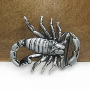 GTHIC 3D Scorpion Zinc Alloy Belt Buckle Fashion Animal Jewelry Accessories for Men Wear