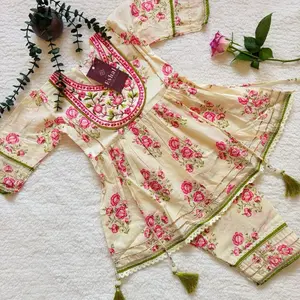 Girls Breathable Cotton 2pc Shalwar