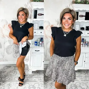 Best of You Skort - Classic Leopard