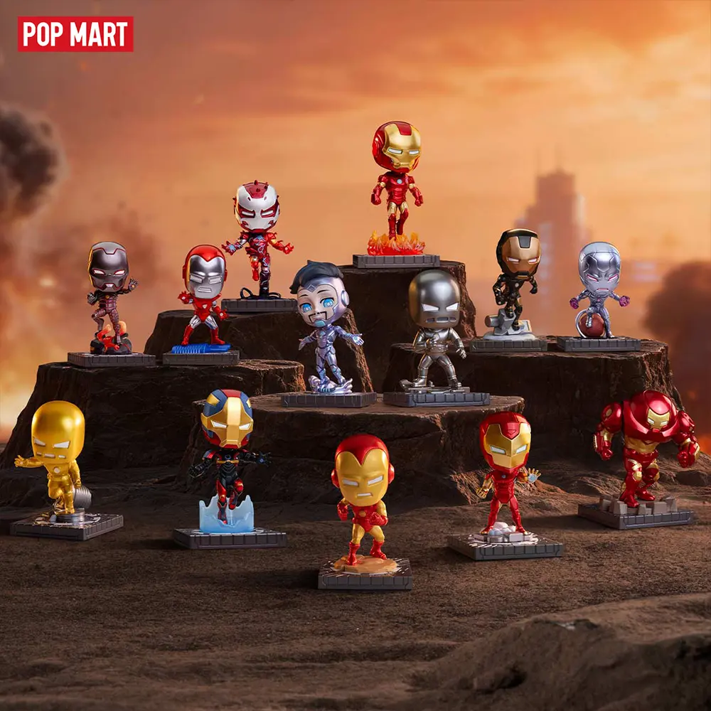 POP MART Marvel Iron Man: A Journey Through Armors Series Figures Blind Box POP MART Marvel Iron Man: A Journey Through Armors Series Figures Blind Box
