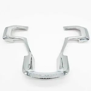 Interior Chrome Full Piece Steering Wheel Overlay Cover Trims Compatible with 2015-2020 F-150