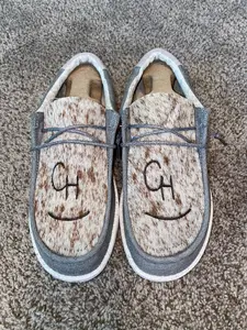 Men’s BRANDED Cowhide Hey Dudes